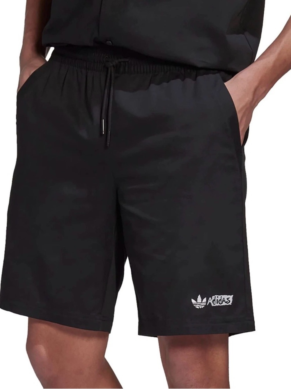 adidas Originals Men’s Twill Shorts Black 2XL NWT